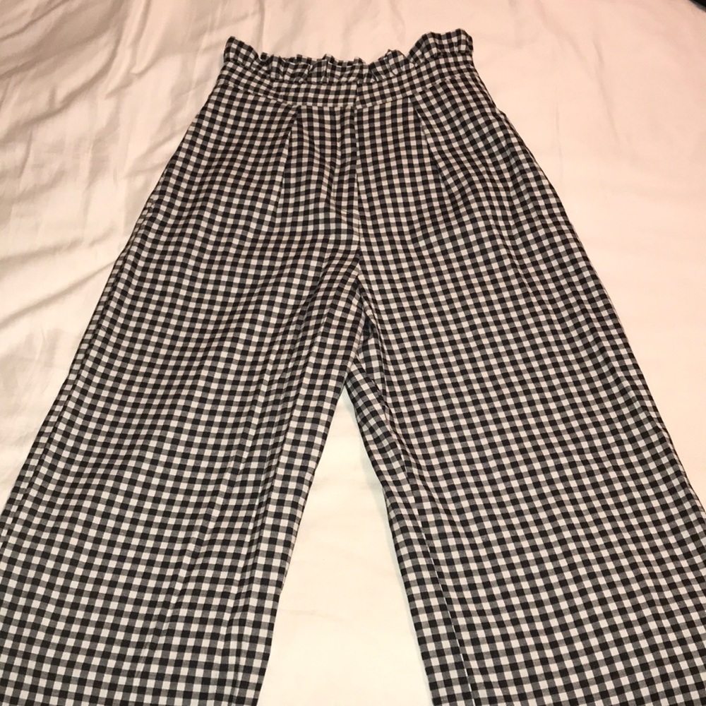 Topshop checked pant